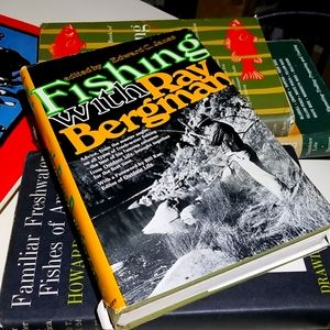 Vintage 1970 HC FISHING w RAY BERGMAN book